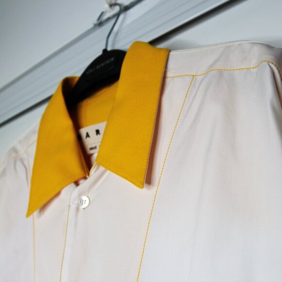 BNWT AW18 MARNI TWO-TONE REVERSIBLE SHIRT 50 - Picture 4 of 13